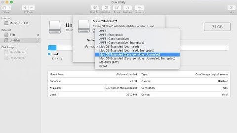 Encrypting and Password Protecting a USB Flash Drive on a Mac
