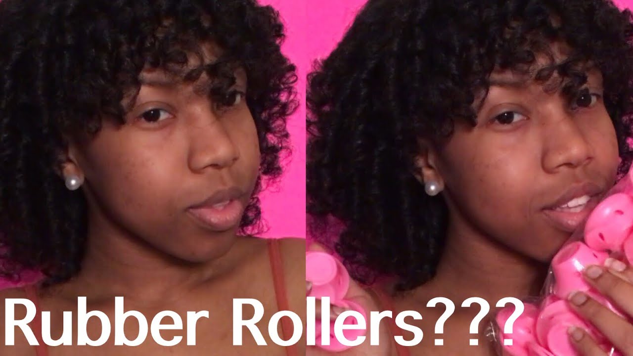 Heatless Curls Hair Spoolies On Fine Natural Hair With Alopecia