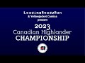 Loadingreadyrun  yellowjacket comics present 2023 canadian highlander championship