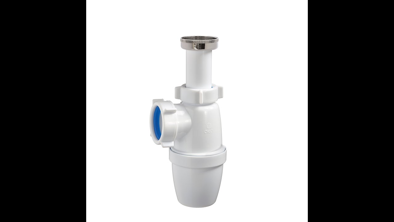 Сборка бутылочного сифона без выпуска А-3200М - YouTube