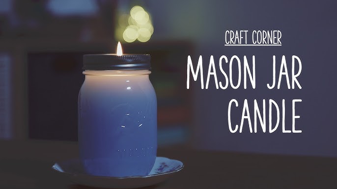 Make Your Own Mason Jar Soy Candles {Tutorial} - Artful Homemaking
