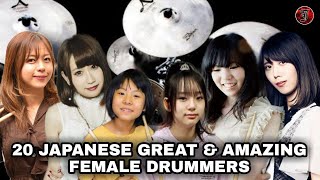 Japanese Great and Amazing Female Drummers