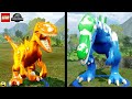 LEGO Jurassic World - Velociraptor de Fogo e o Baryonyx Híbrido