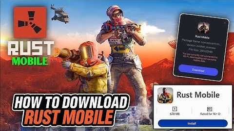 RUST MOBILE 🤯 4GB RAM DEVICE | HOW TO DOWNLOAD AND PLAY IN ANDROID !!