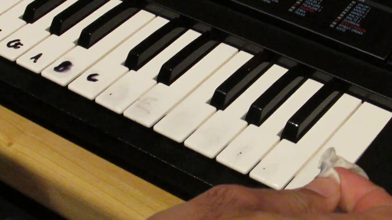 Easy Way To Remove Permanent Marker Off Keyboard Keys YouTube