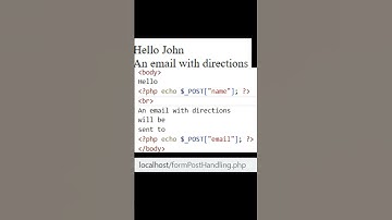 Use POST not GET for form handling PHP #shorts