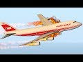 Boeing 747 Explode And Crash In The Air | X-Plane 11