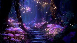 Magical Forest Music & Beautiful Mushroom Forest Space | Relax, Rest & Enjoy a Good Night's Sleep