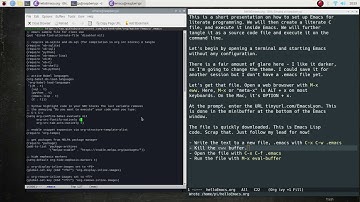 Your first literate C program with Emacs and Org-mode