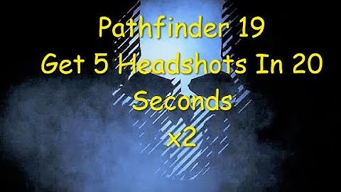 Ghost Recon Breakpoint : Pathfinder Rank 19 : Get 5 Headshots In 20 Seconds x2