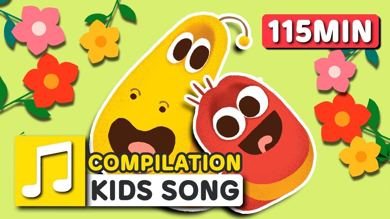 ⁣FOUR SEASONS SONG COMPILATION | 115MIN | LARVA KIDS | SUPER BEST SONGS FOR KIDS