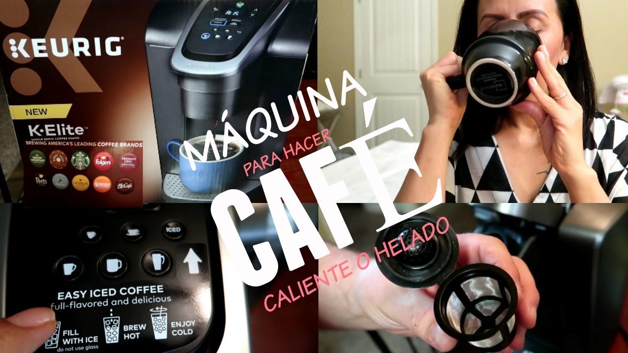 MAQUINA para hacer CAFÉ KEURIG K ELITE(1era Parte) ESTACIÓN DE CAFÉ