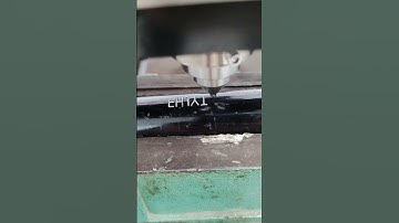 Serial Number Engraving on Metal Tube | Precision Dot Peen Marking Machine 🔩 | HeatSign