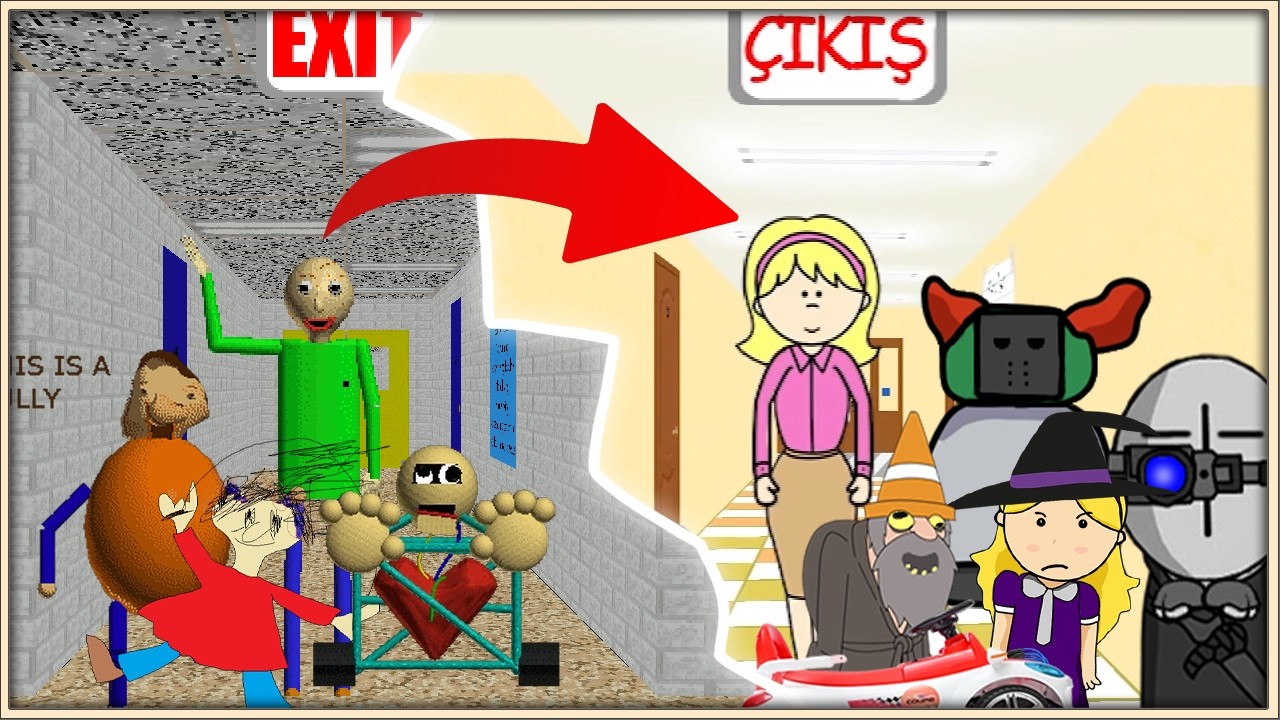 BALDİNİN İREM HOCA VERSİYONU! | Enimasyon Karakterleri Oyunda Olursa 4