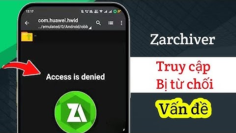 Cách sửa lỗi Truy cập bị từ chối trong Zarchiver Android 15 | Zarchiver Data Access Denied