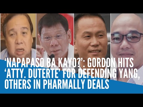 Gordon hits ‘Atty. Duterte’ for repeatedly defending Yang, others in Pharmally deals