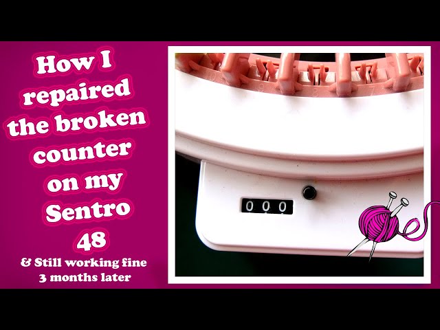 How to service a Sentro 48 Pin Knitting Machine 