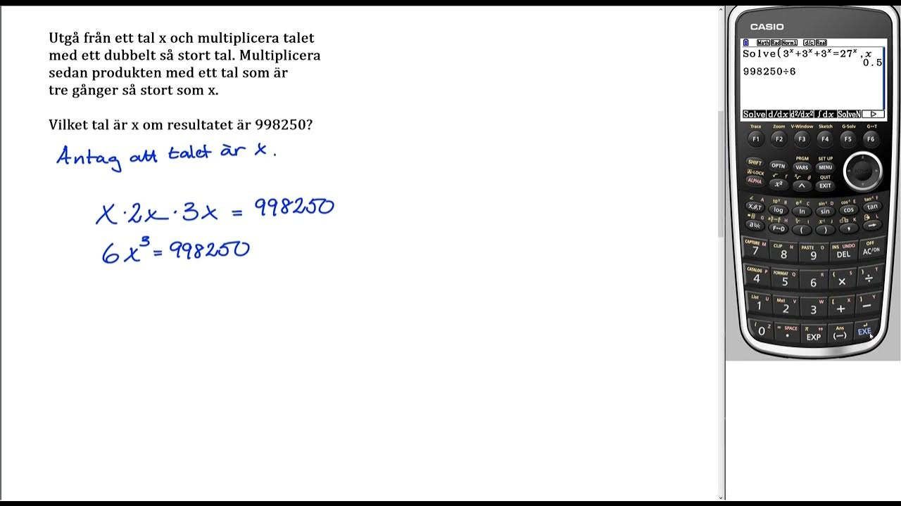 Matematik 5000+ 2b Uppgift 2311 för reviderad ämnesplan 2021 - YouTube