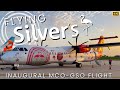 [4K] – Inaugural Flight – Silver Airways – ATR ATR-72-600 – MCO-GSO – N706SV – 3M46– IFS Ep. 771