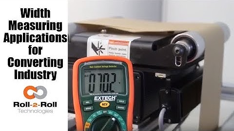Width Measurement Sensor from Roll-2-Roll Technologies