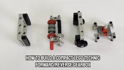 How to Build a Compact LEGO Technic Forward/Reverse Gearbox
