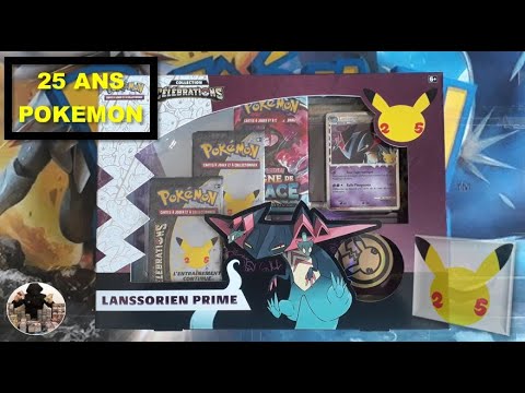 Я открываю набор Pokemon Lanssorien Prime 25th Anniversary Set, Celebration Collection