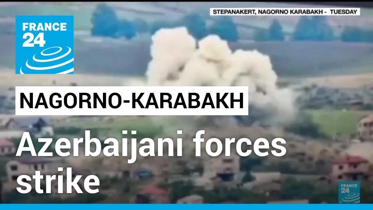 ⁣Azerbaijani forces strike Armenian-controlled Karabakh • FRANCE 24 English