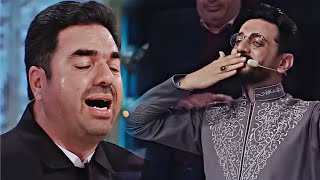 إعجاب وانبهار تام حتي دخل الجميع في صدمة ! وأرسل له قبلات عندما وصل لأعلي طبقات الصوت بجوابات خارقة