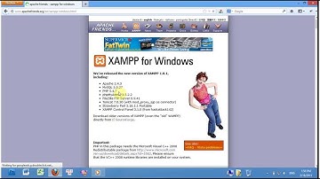 How to install Xampp 1.8.1 on Windows