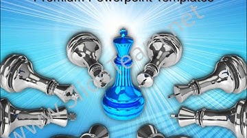 King Chess Pieces Teamwork PowerPoint Templates ppt Themes 0812 Slides Backgrounds
