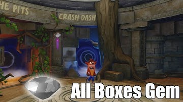 (Level 5) Crash Dash - All Boxes Gem / Crash Bandicoot 2