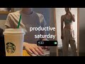 productive saturday | 朝4:30から始まる土曜日の過ごし方
