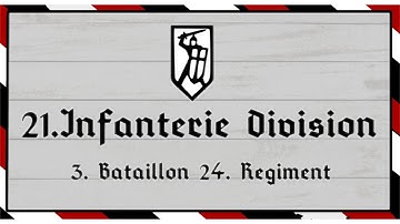 21.Infanterie, 3 Bataillion Regiment 24  Frontline 1944