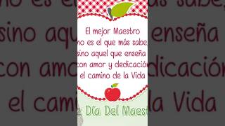 Feliz Día Del Maestro