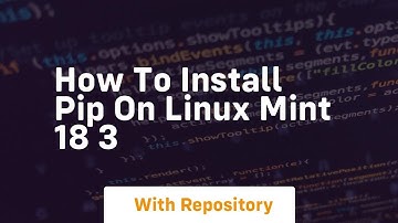 How to install pip on linux mint 18 3
