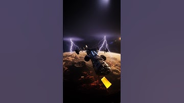 Spacecraft Orbits Venus During Lightning Storm | Hyper-Realistic 3D Cinematic CGI #SpacecraftCGI