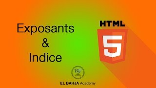 13 - Html Exposant Et Indice