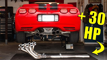 C5 Corvette gets Long Tube Headers & X-Pipe | Speed Engineering + Borla Catback