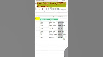 How to use TRIM Function in excel. Excel tips. #educationalvideo #exceltips #learning #shortsvideo