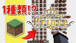 【マイクラ】1種類の楽器だけですとぷりの「Prince」を演奏してみた結果...？【マインクラフト】