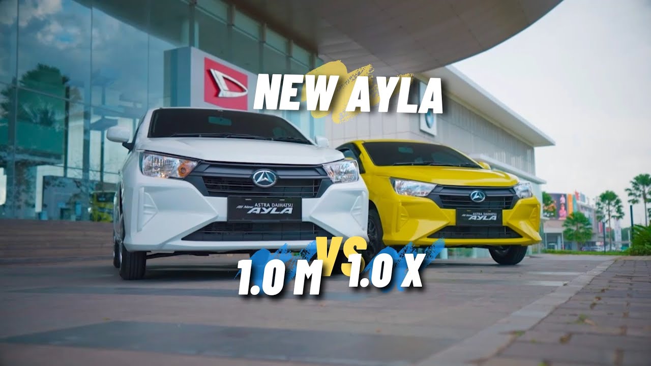 New Ayla .cc M vs .cc X Perbandingan 223 Perbedaan #aylabaru #newayla #daihatsu