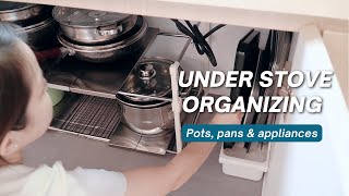 Small Kitchen Organization Ideas For Pots, Pans, Bakeware & Appliances