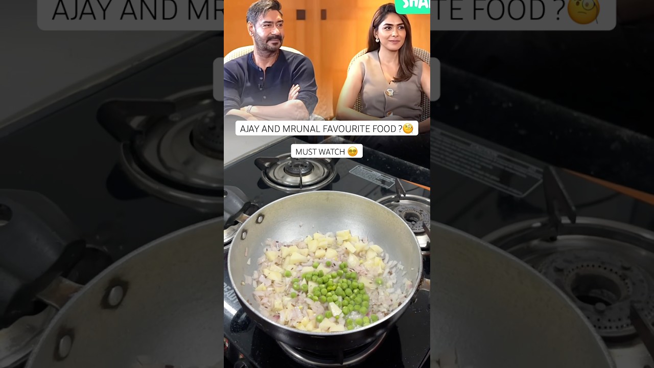 Ajay Devgn & Mrunal Thakur ka Favourite Food 😱🍽️ | Fans Shocked!
