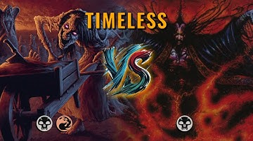 MTG Timeless - Rakdos Aggro by deathfaust VS Mono Black Midrange by finaltsumachon