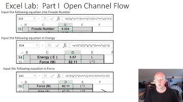 Open Channel Flow Excel Solver