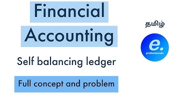 SELF BALANCING Full Concept, Important Problem Financial Accounting