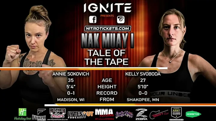 Ignite Nak Muay 1 Annie Sokovich vs Kelly Svoboda