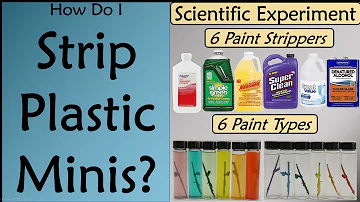 Paint Stripping for Plastic Minis? Head-to-Head Testing of Six Cleaning Solvents!