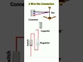 ceiling fan connection three wire