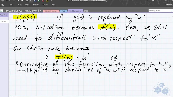 Calculus 30 Leibniz notation for chain rule